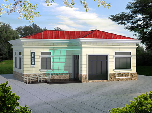 崖城镇现代都市型移动厕所